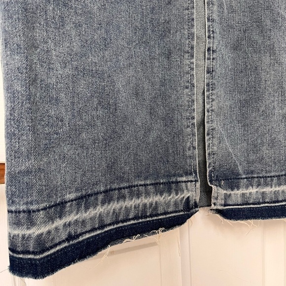 NWT Happily Grey Denim Midi Skirt 30” Waist - Picture 4 of 14